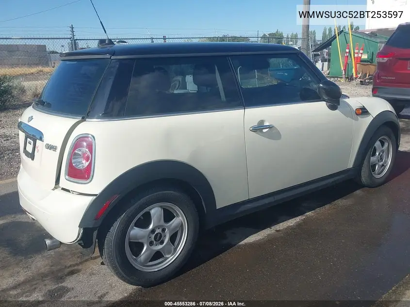 2011 Mini Cooper VIN: WMWSU3C52BT253597 Lot: 45553286