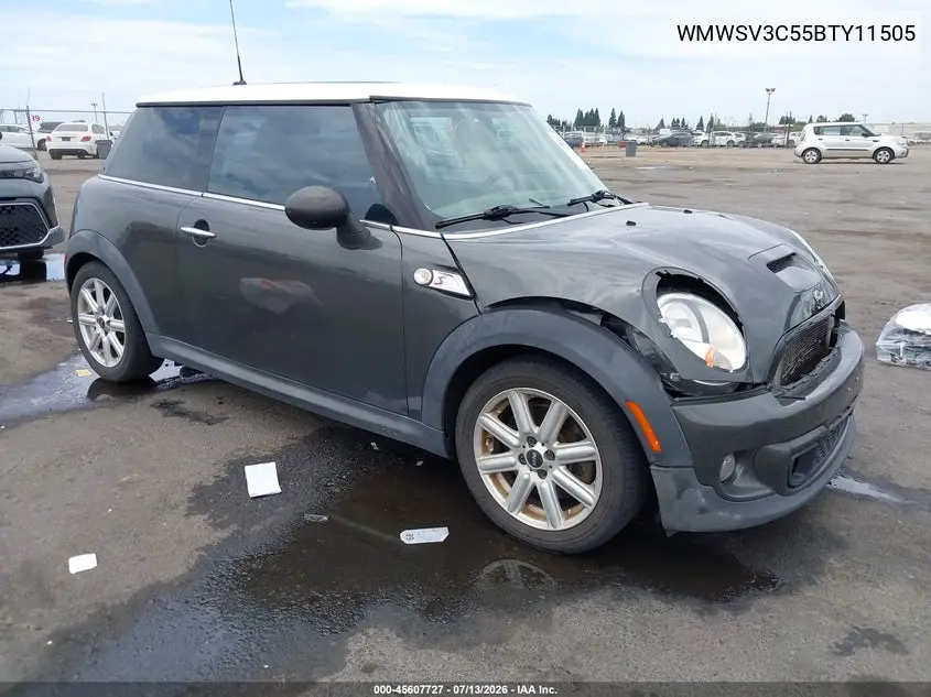 2011 Mini Cooper S VIN: WMWSV3C55BTY11505 Lot: 45607727