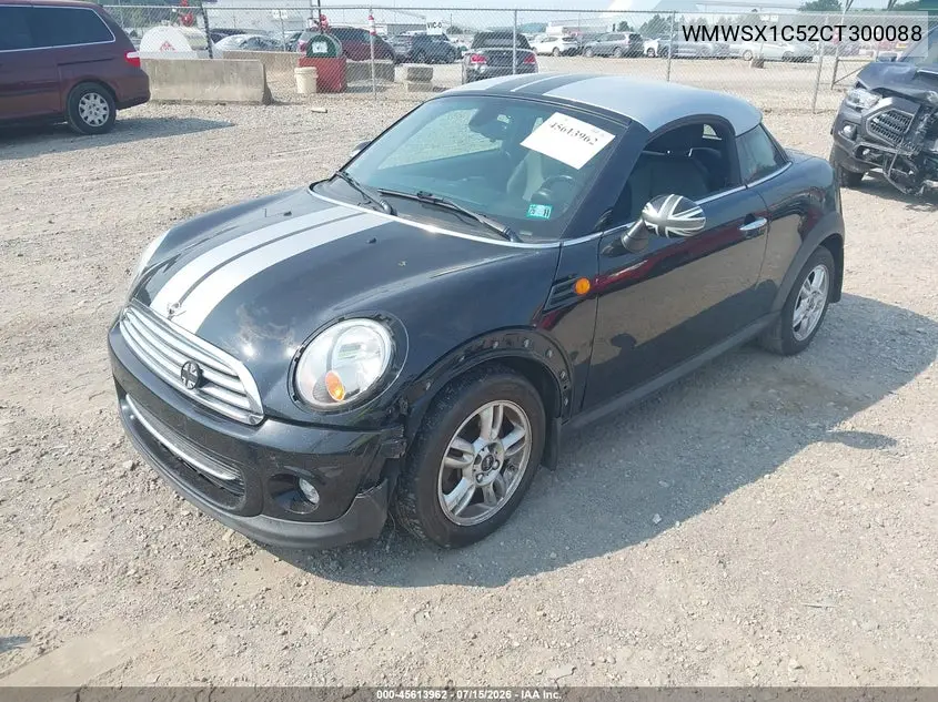 WMWSX1C52CT300088 2012 Mini Cooper