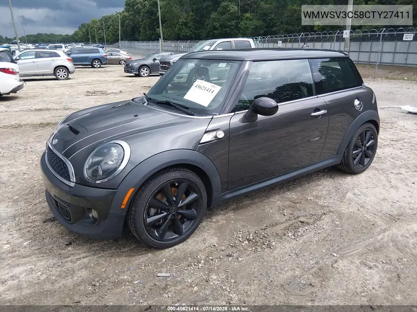 2012 Mini Cooper S VIN: WMWSV3C58CTY27411 Lot: 45621414