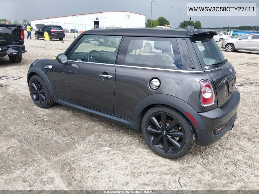 2012 Mini Cooper S VIN: WMWSV3C58CTY27411 Lot: 45621414
