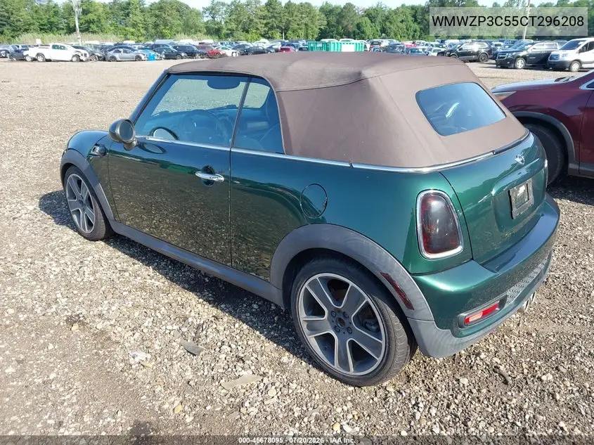 2012 Mini Cooper S VIN: WMWZP3C55CT296208 Lot: 45678095