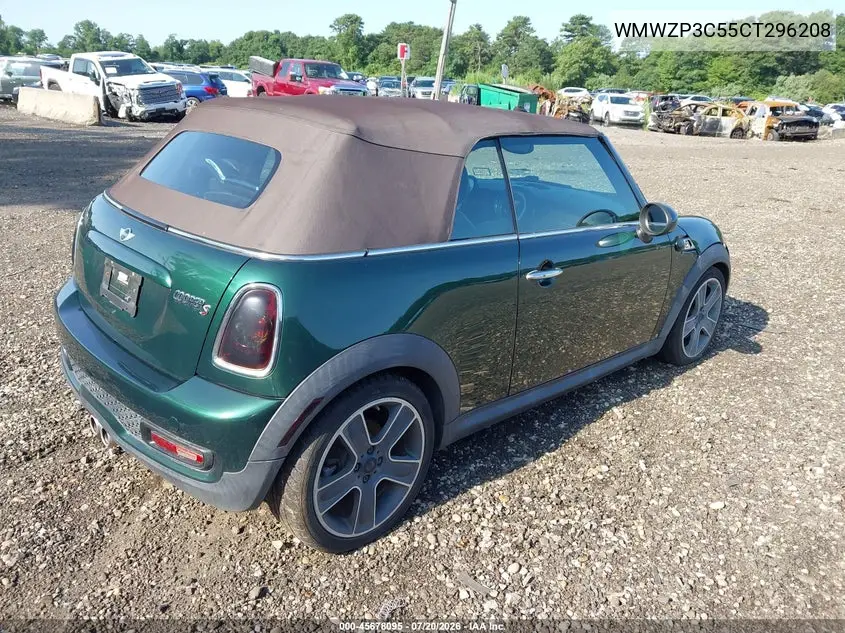 2012 Mini Cooper S VIN: WMWZP3C55CT296208 Lot: 45678095