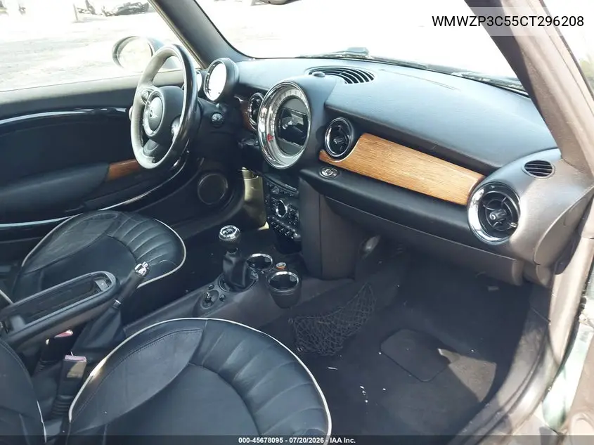 2012 Mini Cooper S VIN: WMWZP3C55CT296208 Lot: 45678095
