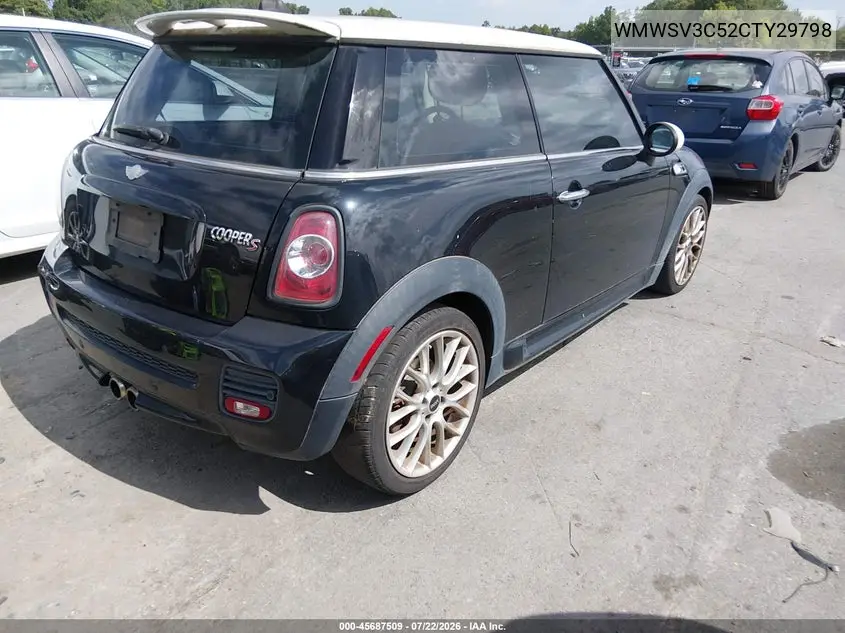 2012 Mini Cooper S VIN: WMWSV3C52CTY29798 Lot: 45687509