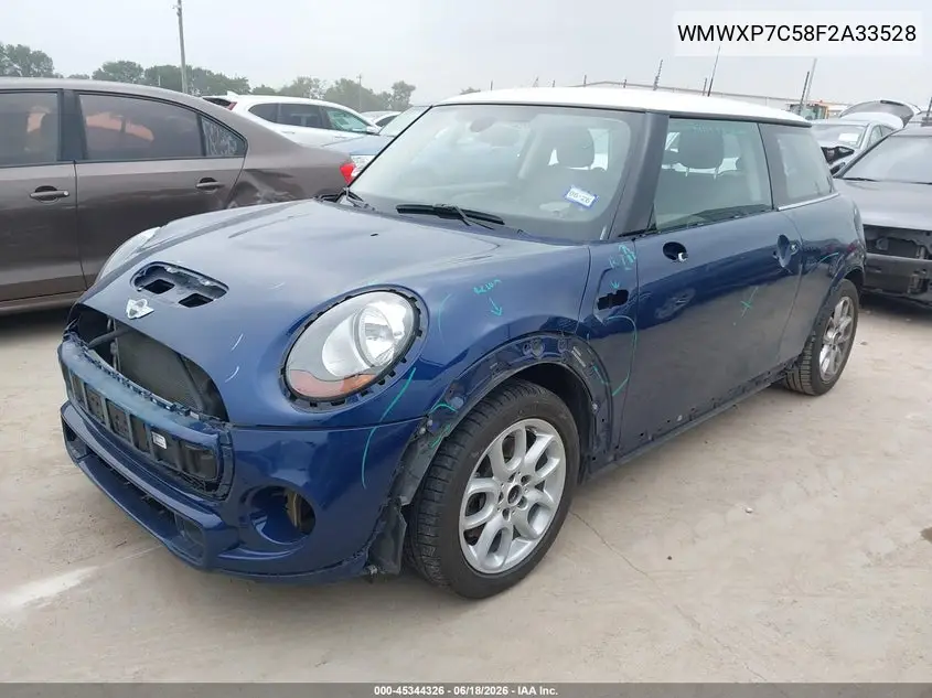 2015 Mini Hardtop Cooper S VIN: WMWXP7C58F2A33528 Lot: 45344326