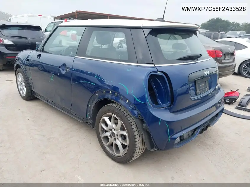 2015 Mini Hardtop Cooper S VIN: WMWXP7C58F2A33528 Lot: 45344326