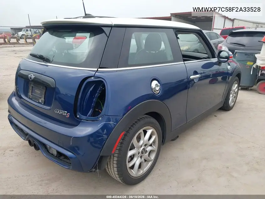 2015 Mini Hardtop Cooper S VIN: WMWXP7C58F2A33528 Lot: 45344326