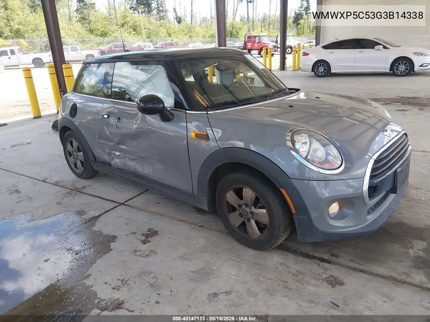 2016 Mini Hardtop Cooper VIN: WMWXP5C53G3B14338 Lot: 45147113