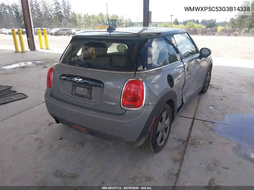 2016 Mini Hardtop Cooper VIN: WMWXP5C53G3B14338 Lot: 45147113