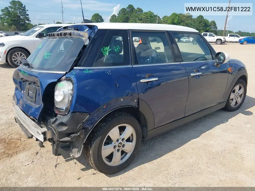 2018 Mini Hardtop Cooper VIN: WMWXU1C58J2F81222 Lot: 45273274