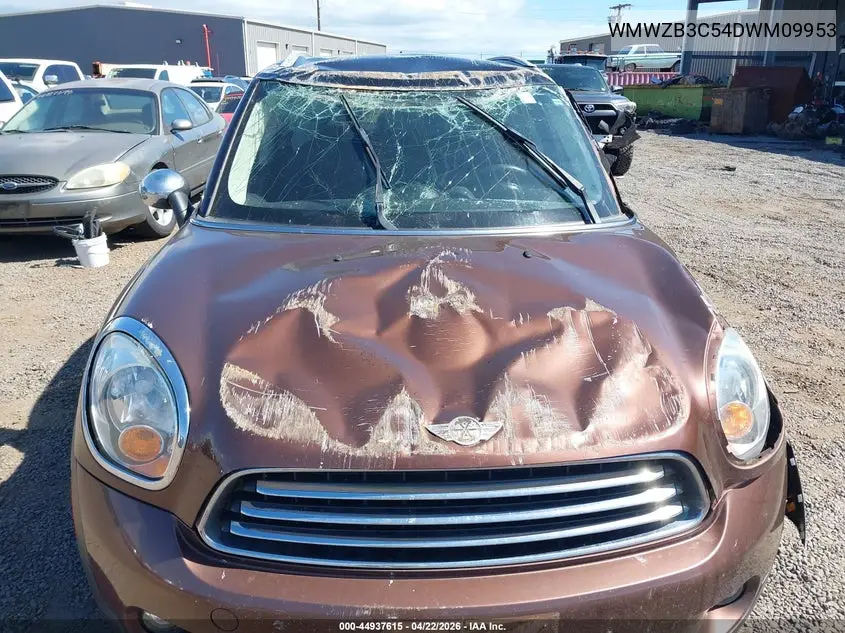 2013 Mini Countryman Cooper VIN: WMWZB3C54DWM09953 Lot: 44937615