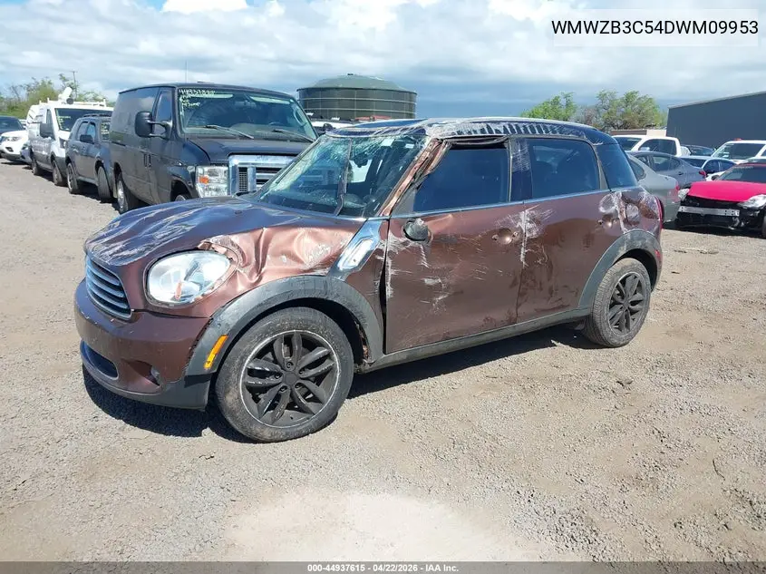 2013 Mini Countryman Cooper VIN: WMWZB3C54DWM09953 Lot: 44937615