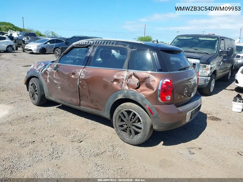 2013 Mini Countryman Cooper VIN: WMWZB3C54DWM09953 Lot: 44937615