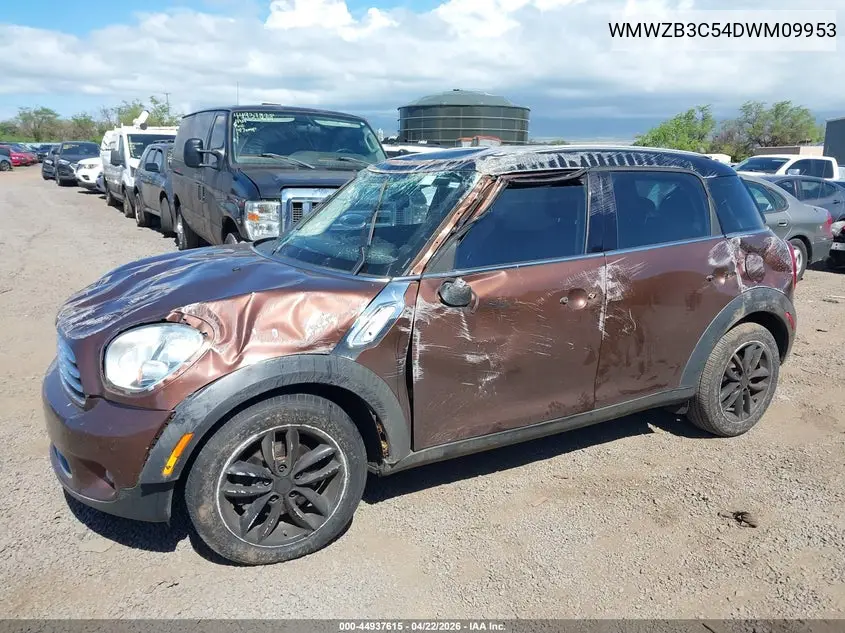 2013 Mini Countryman Cooper VIN: WMWZB3C54DWM09953 Lot: 44937615