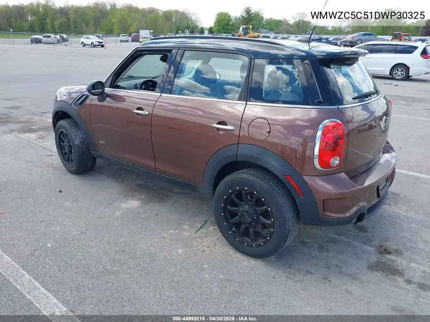 2013 Mini Countryman Cooper S VIN: WMWZC5C51DWP30325 Lot: 44995218