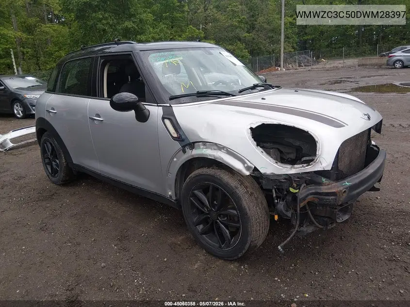 2013 Mini Countryman Cooper S VIN: WMWZC3C50DWM28397 Lot: 45060358