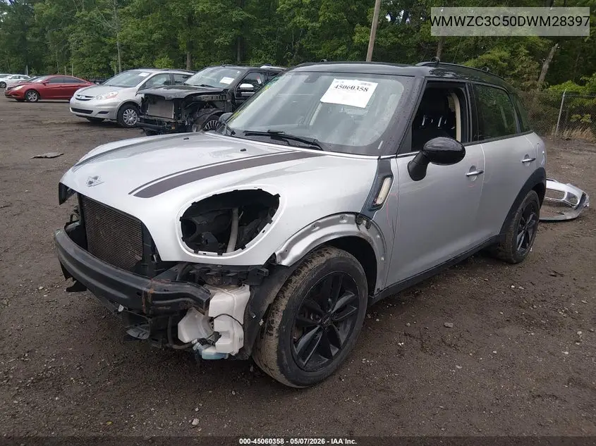 2013 Mini Countryman Cooper S VIN: WMWZC3C50DWM28397 Lot: 45060358