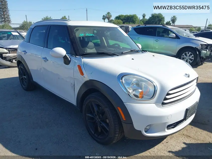 2013 Mini Countryman Cooper VIN: WMWZB3C55DWR35475 Lot: 45138303