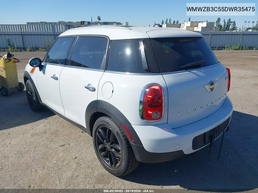 2013 Mini Countryman Cooper VIN: WMWZB3C55DWR35475 Lot: 45138303