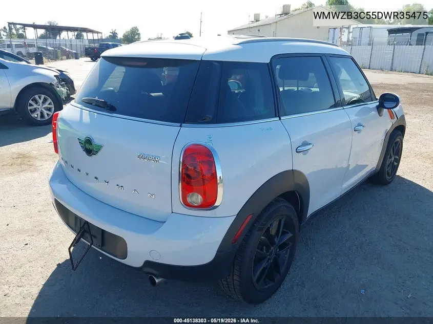 2013 Mini Countryman Cooper VIN: WMWZB3C55DWR35475 Lot: 45138303