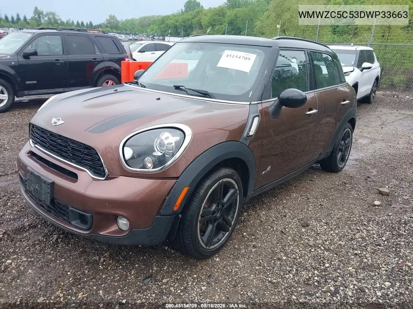 2013 Mini Countryman Cooper S VIN: WMWZC5C53DWP33663 Lot: 45154709