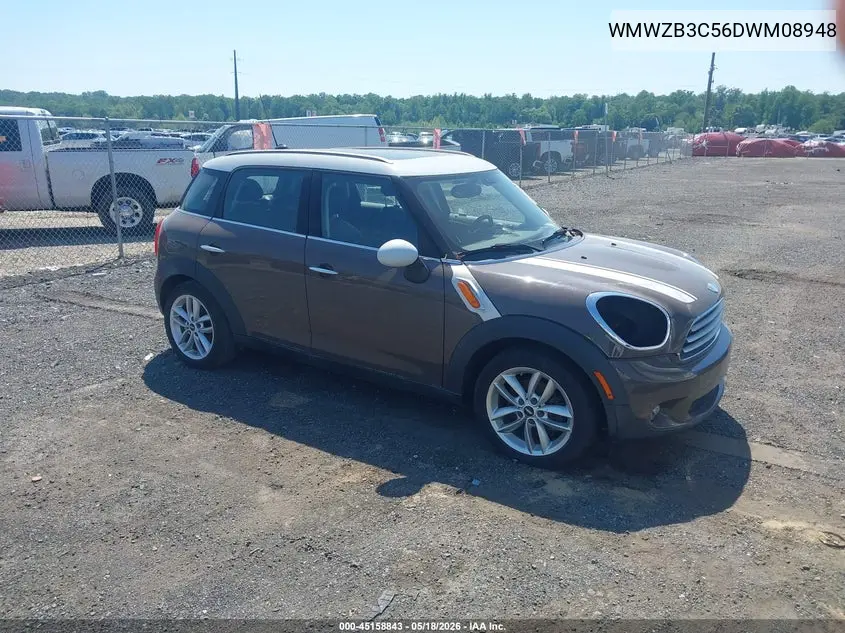 2013 Mini Countryman Cooper VIN: WMWZB3C56DWM08948 Lot: 45158843