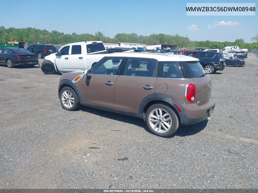 2013 Mini Countryman Cooper VIN: WMWZB3C56DWM08948 Lot: 45158843