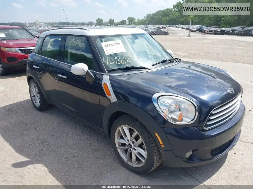 2013 Mini Countryman Cooper VIN: WMWZB3C55DWR35928 Lot: 45180290