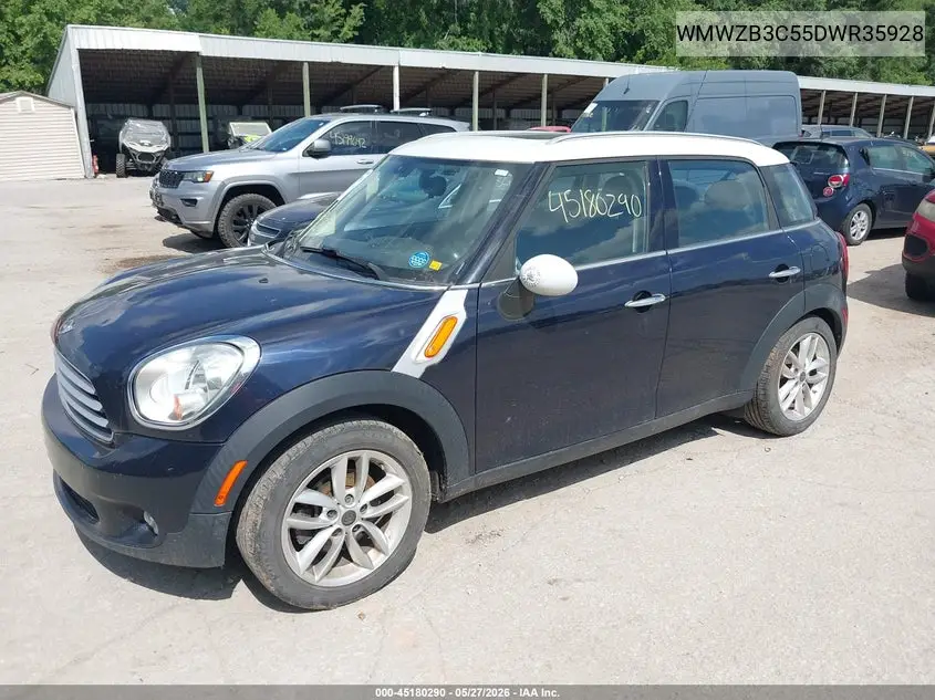 2013 Mini Countryman Cooper VIN: WMWZB3C55DWR35928 Lot: 45180290