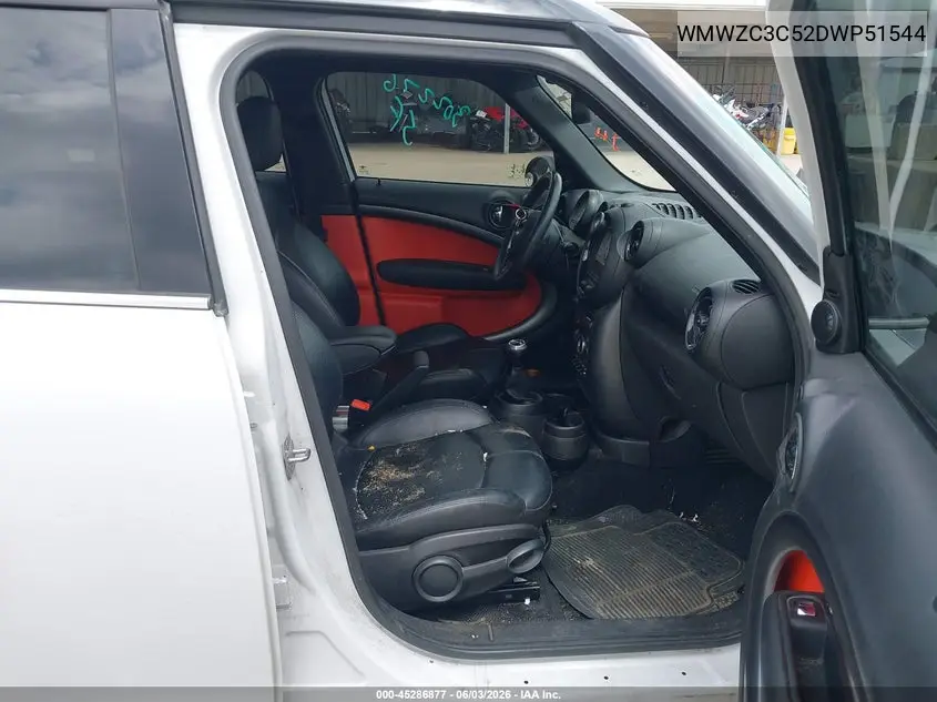 2013 Mini Countryman Cooper S VIN: WMWZC3C52DWP51544 Lot: 45286877