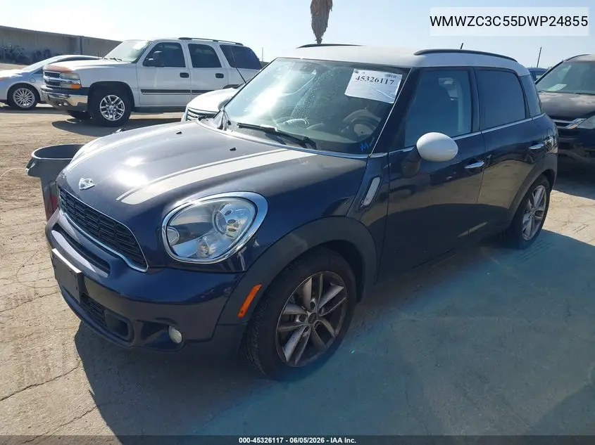 2013 Mini Countryman Cooper S VIN: WMWZC3C55DWP24855 Lot: 45326117