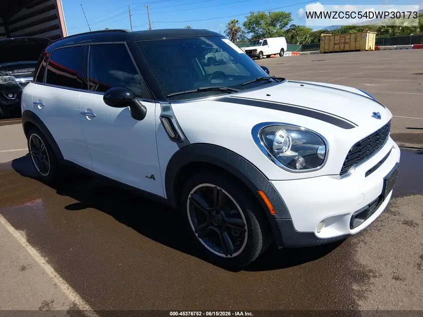 2013 Mini Countryman Cooper S VIN: WMWZC5C54DWP30173 Lot: 45376752