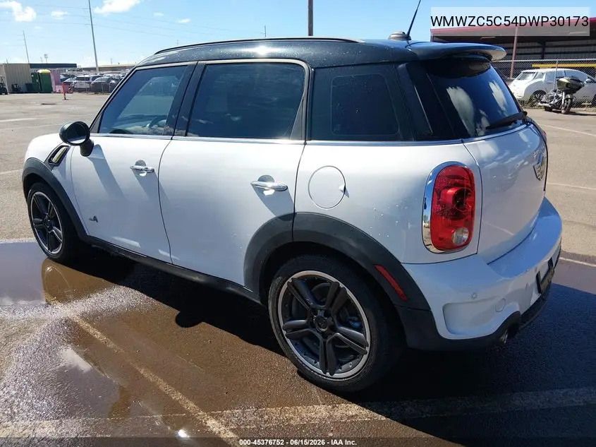 2013 Mini Countryman Cooper S VIN: WMWZC5C54DWP30173 Lot: 45376752