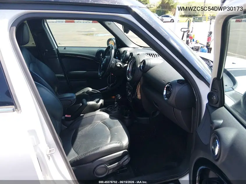 2013 Mini Countryman Cooper S VIN: WMWZC5C54DWP30173 Lot: 45376752