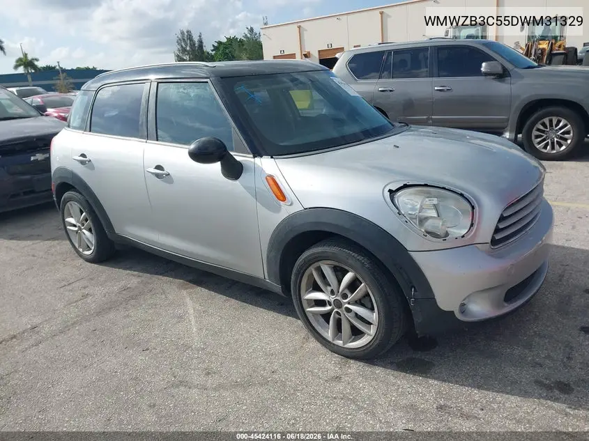 2013 Mini Countryman Cooper VIN: WMWZB3C55DWM31329 Lot: 45424116