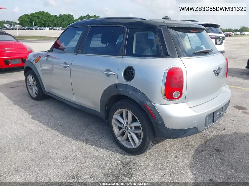 2013 Mini Countryman Cooper VIN: WMWZB3C55DWM31329 Lot: 45424116