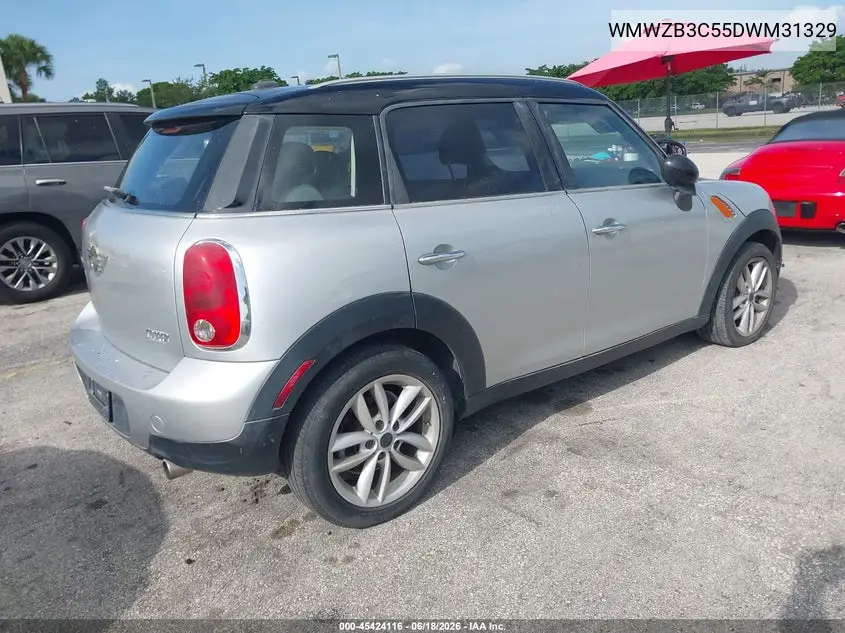 2013 Mini Countryman Cooper VIN: WMWZB3C55DWM31329 Lot: 45424116