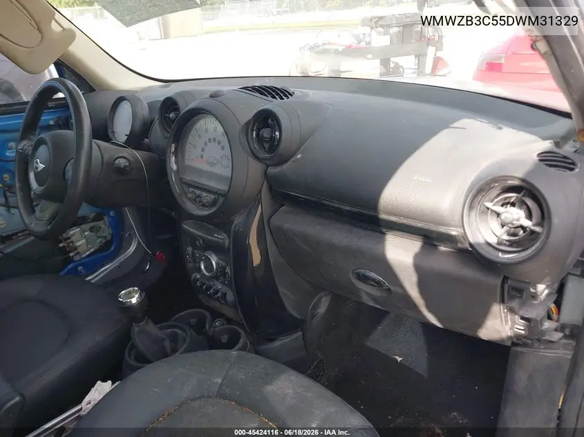 2013 Mini Countryman Cooper VIN: WMWZB3C55DWM31329 Lot: 45424116