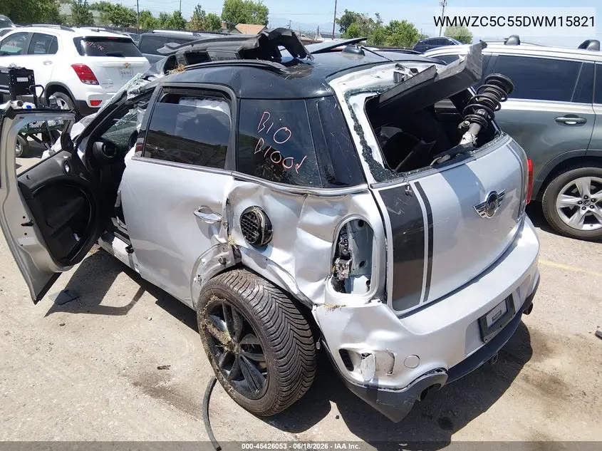 2013 Mini Countryman Cooper S VIN: WMWZC5C55DWM15821 Lot: 45426053