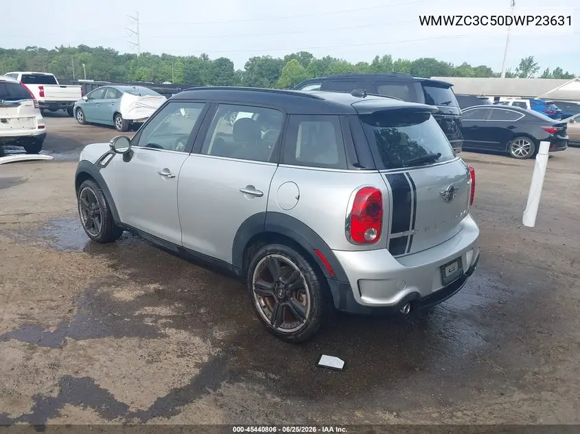 2013 Mini Countryman Cooper S VIN: WMWZC3C50DWP23631 Lot: 45440806
