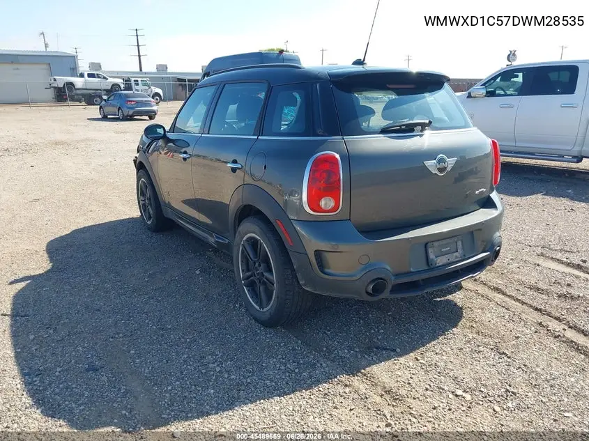 2013 Mini Countryman John Cooper Works VIN: WMWXD1C57DWM28535 Lot: 45489669
