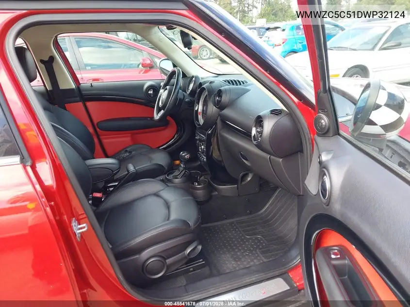 2013 Mini Countryman Cooper S VIN: WMWZC5C51DWP32124 Lot: 45541678
