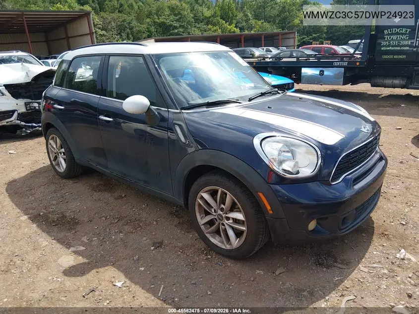 2013 Mini Countryman Cooper S VIN: WMWZC3C57DWP24923 Lot: 45562475
