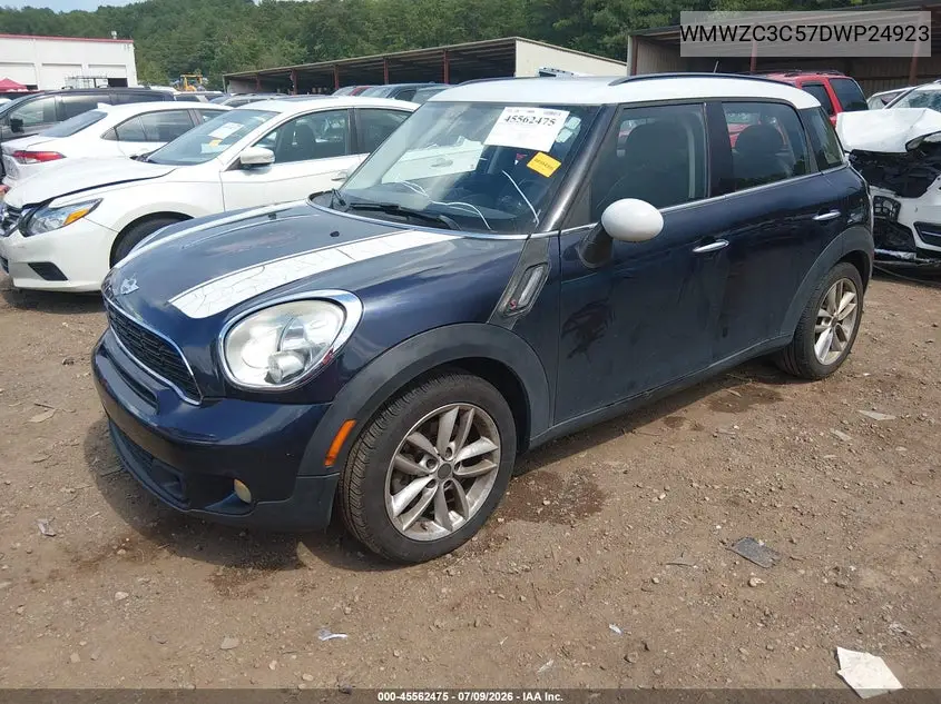 2013 Mini Countryman Cooper S VIN: WMWZC3C57DWP24923 Lot: 45562475