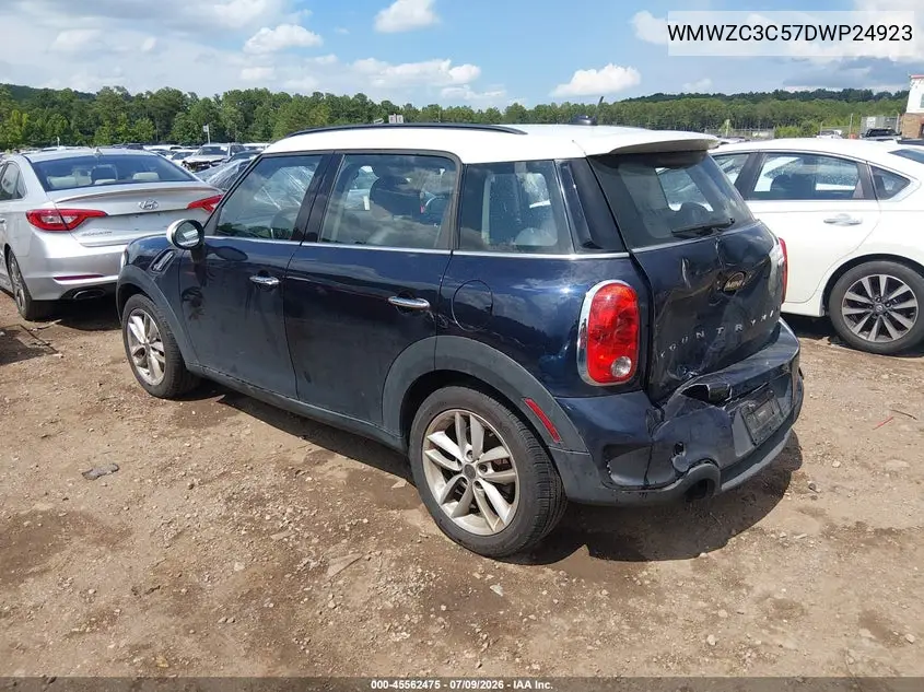 2013 Mini Countryman Cooper S VIN: WMWZC3C57DWP24923 Lot: 45562475