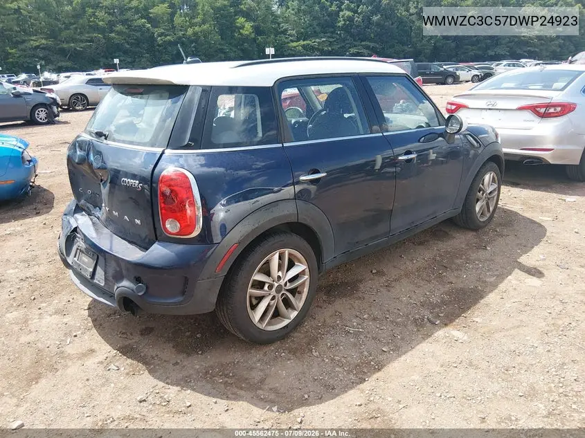 2013 Mini Countryman Cooper S VIN: WMWZC3C57DWP24923 Lot: 45562475