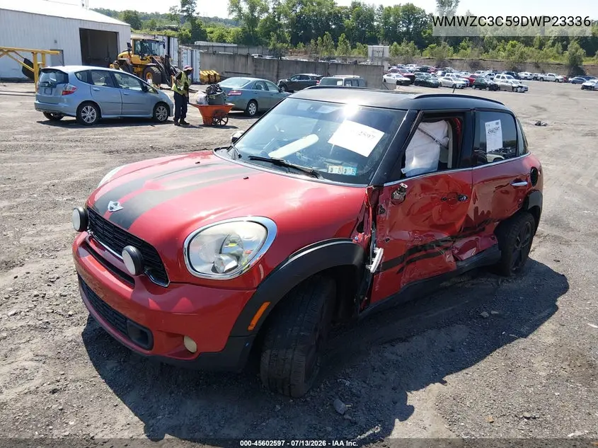 2013 Mini Countryman Cooper S VIN: WMWZC3C59DWP23336 Lot: 45602597