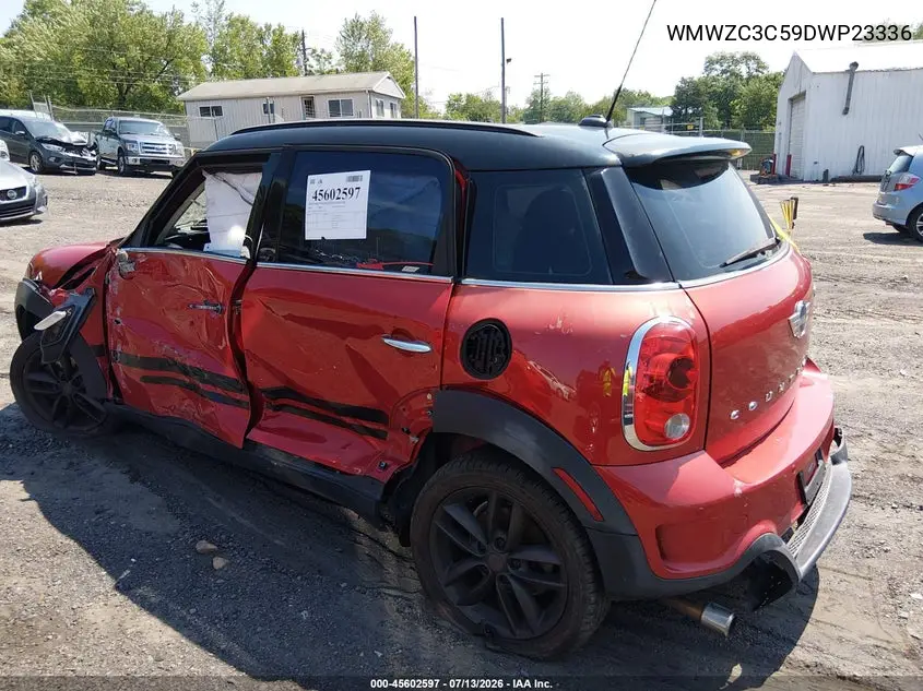 2013 Mini Countryman Cooper S VIN: WMWZC3C59DWP23336 Lot: 45602597