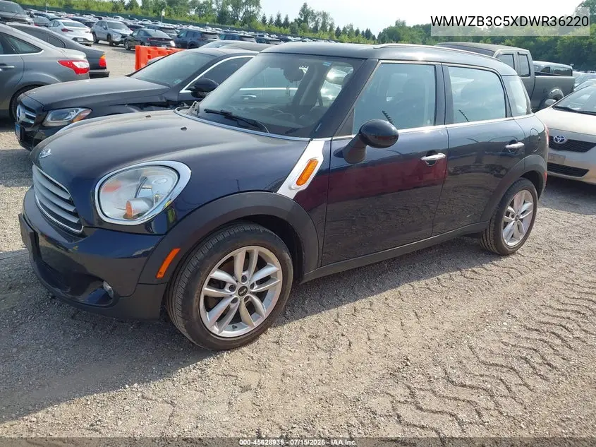 2013 Mini Countryman Cooper VIN: WMWZB3C5XDWR36220 Lot: 45628935